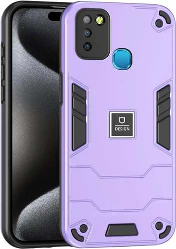 Vista 400 de Funda compatible con Redmi A1, compatible con Redmi A2 2 en 1 [PC dura + TPU], funda de teléfono negra