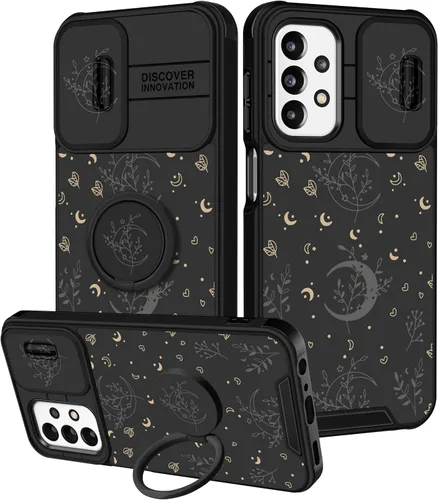 Vista 117 de Funda 2 en 1 para Samsung Galaxy S23 Ultra Flamingo para mujeres y niñas, diseño femenino de flamencos con cubierta deslizante para cámara y soporte