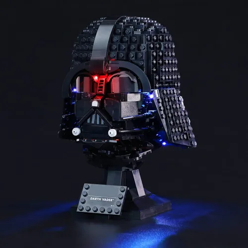 Vista 2 de LIGHTAILING Juego de luces para casco Darth Vader modelo de bloques de construcción - Kit de luces LED compatible con Lego 75304 - No incluye