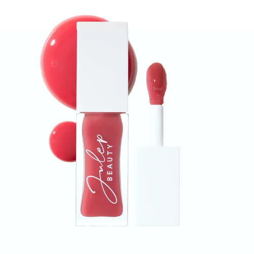 Vista 12 de Julep So Plush Glossy Lip Oil – Tinte hidratante para labios y brillo, malva suave 05 Malva suave