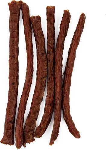 Vista 3 de Flourish Pets Angus - Palitos de carne seca de res, golosinas para perros, masticables de entrenamiento saludable (8 onzas)