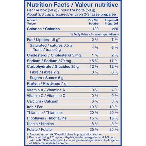 Vista 2 de Kraft Dinner, Tres queso, macarrones y queso, 7.05 oz/7.1 onzas, (paquete de 24) {Importado de Canadá}