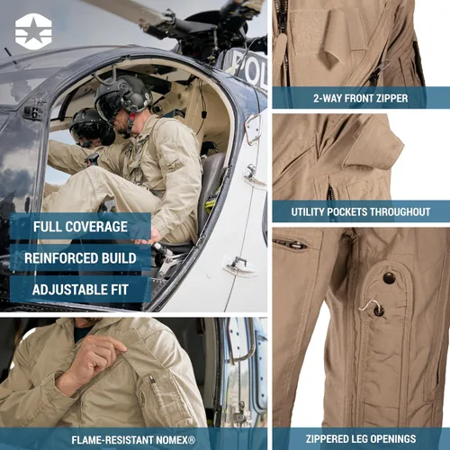 Vista 7 de Traje de vuelo Propper CWU 27P Nomex