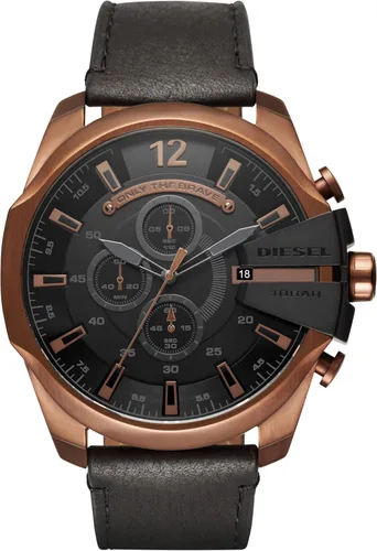 Vista 29 de Diesel Mega Chief Reloj de acero inoxidable para hombre con movimiento analógico o digital