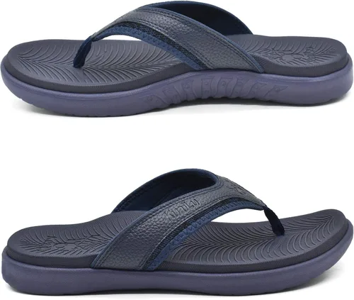 Vista 5 de KuaiLu Sandalias deportivas para hombre, cómodas, ortopédicas, con soporte de arco para fascitis plantar, para exteriores, verano, playa, talla 7 15