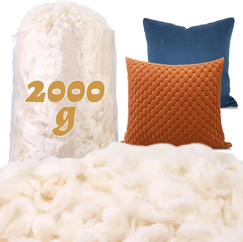 Vista 8 de ZXIIXZ 200g/0.44lb de Relleno de Algodón, (7oz-4.4 lb) Relleno Natural de Algodón para Animales de Crochet de Peluche, Relleno de Fibra Premium