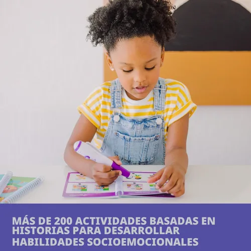 Vista 2 de Educational Insights - Hot Dots Sentimientos y Amistades: Cuadernos de aprendizaje socioemocional, regalo para niños de 3 años en adelante
