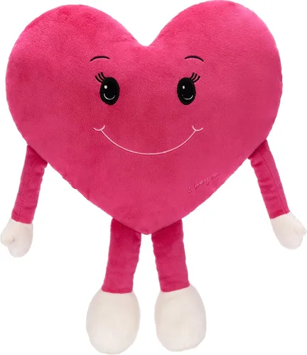 Vista 10 de MaoGoLan Peluche de ajolote de San Valentín con capucha en forma de corazón, almohada de peluche de salamandra blanda y suave, regalo de peluche