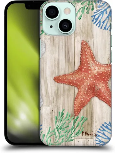 Vista 20 de Head Case Designs Funda rígida con licencia oficial de Paul Brent Agate Mermaid Coastal compatible con Apple iPhone 13 Mini