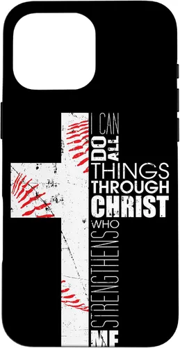 Vista 19 de Fundas de teléfono de béisbol para adolescentes y niños, entrenadores, cristianos, cruz, regalos para iPhone 17