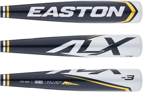 Vista 3 de Easton Bate de béisbol Alpha ALX BBCOR -3 Drop 1 pieza de aluminio