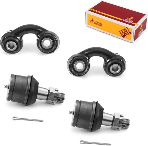 Vista 264 de Metrix Premium Chassis Parts - Juego de 4 piezas de articulación de rótula superior y barra estabilizadora delantera para Ford Ranger RWD 1998-2011