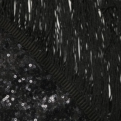 Vista 3 de Vestido de discoteca con lentejuelas y flecos para mujer, con purpurina, sexy, de un hombro, vestido de fiesta de graduación, formal, asimétrico