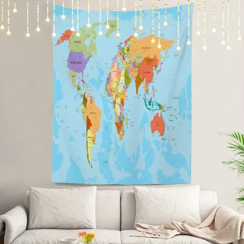Vista 72 de Shrahala Tapiz de pared de hojas de arce otoñal, hojas rojas llameantes, fondo negro, tapiz grande para colgar en la pared, tapiz decorativo