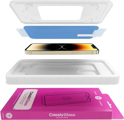 Vista 13 de Casely Protector de pantalla de vidrio templado para iPhone 11 Pro Max/iPhone XS Max