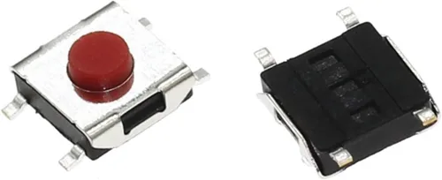 Vista 2 de microswitch 100PCS 6 * 6 * 3.1 mm SMD Switch 4 Pin Touch Micro Switch Push Button Switches Red SMD Tact Switch 6x6x3.1mm