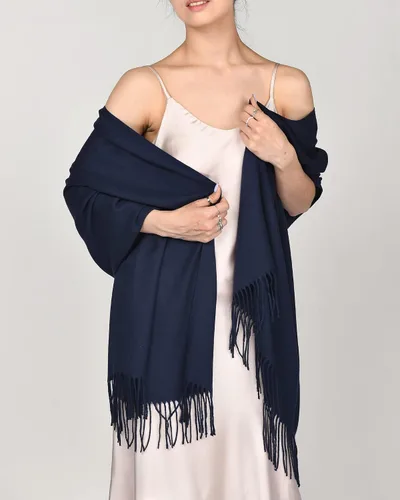 Vista 5 de Chales de seda Pashmina para mujer, como regalos de boda, para la novia, dama de honor, vestimenta de noche