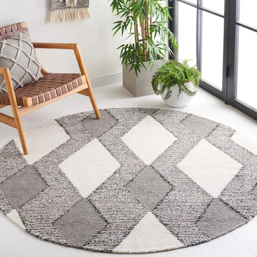 Vista 23 de SAFAVIEH Natura Collection - Alfombra de pasillo de 2 pies 3 pulgadas x 8 pies, marfil y beige, hecha a mano, lana bohemia de granja, ideal