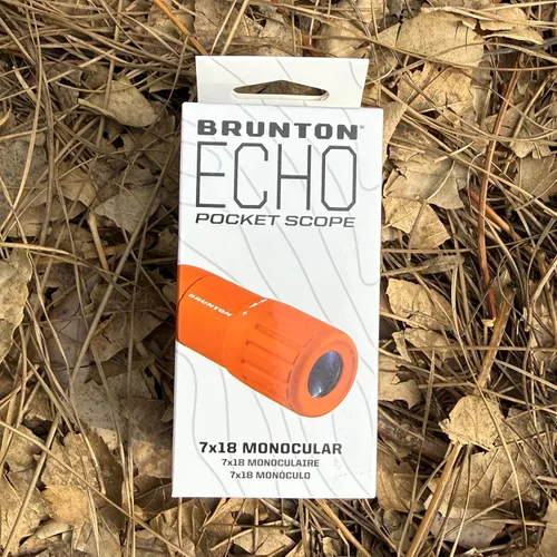 Vista 8 de Brunton Echo Monocular 7x18 - Alcance compacto y ligero de bolsillo para viajes y senderismo - Naranja