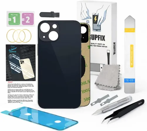 Vista 10 de Reemplazo de cristal trasero para iPhone 15Pro Max con herramientas Repir Big Hole OEM Rear Cover Glass Pre-Installed Internal Parts Easier