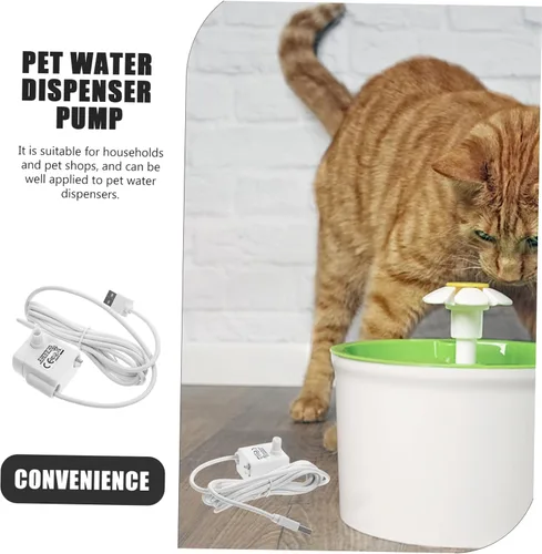 Vista 6 de Bomba dispensadora de agua Accesorios de buceo Dc Bomba de agua sumergible Fuente para mascotas Beber Perro Gato Mini