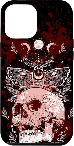 Vista 26 de Death Moth Gothic Dark Witch Occult Wiccan Goth Moon Pattern Case for iPhone 16