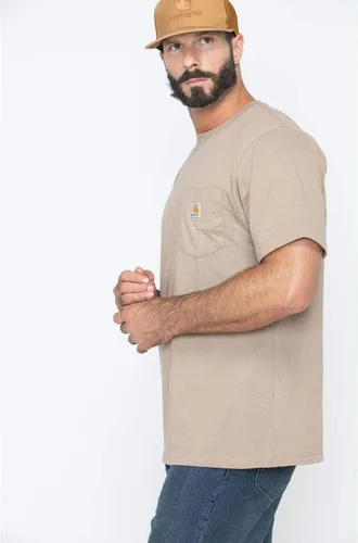 Vista 2 de Carhartt Camisa de manga corta, con bolsillo, de ajuste holgado, para hombre