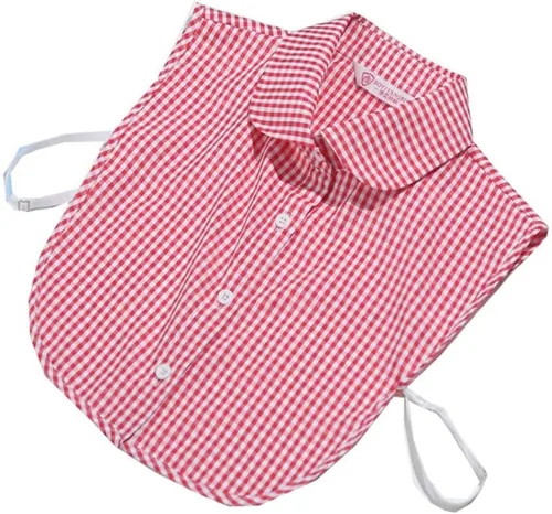 Vista 4 de YEKEYI Blusa Lady Half Shirt - Cuello desmontable Dickey para mujer 1