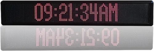 Vista 2 de Protable Gym Timer Led Control remoto Información Texto LED Displ-ay Board p7.62 Interior programable Información Rolling Sign Board Outdoor Digital