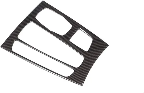 Vista 6 de YIWANG Cubierta de panel de cambio de engranajes de control central interior estilo fibra de carbono para BMW X5 F15 2014 2015 2016 2017 2018, X6