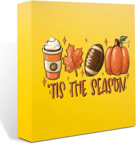 Vista 41 de El otoño es prueba de que el cambio es hermoso - Letrero de decoraciones de otoño para el hogar, oficina, interior, decoración de escritorio