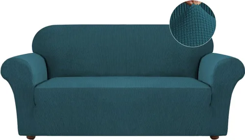 Vista 16 de Turquoize Funda elástica para silla reclinable, funda para sofá reclinable, funda de sofá de 1 pieza con bolsillo lateral, funda protectora