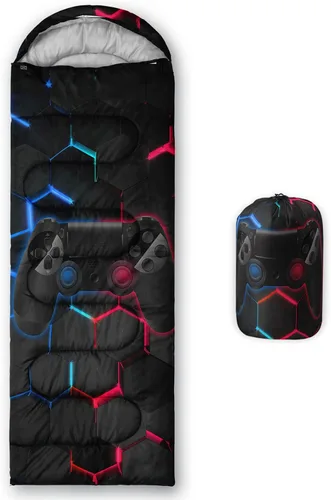 Vista 19 de Axolotl Saco de Dormir de Unicornio para Niños y Niñas – Sacos de Dormir Ligeros Cálidos para Clima Frío, Saco de Dormir Portátil Impermeable