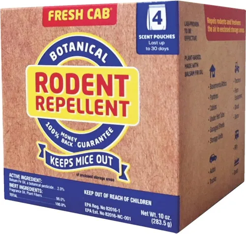 Vista 3 de Repelente para control de roedores Fresh Cab 4 Pouch PK Botánico.