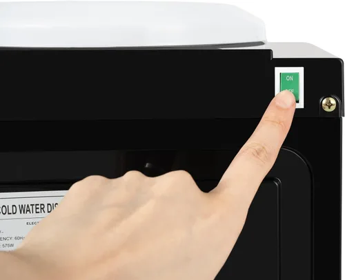 Vista 8 de Dispensador de agua para botella de 5 galones, dispensador de agua para encimera, dispensador de enfriador de agua caliente y fría con 3 ajustes