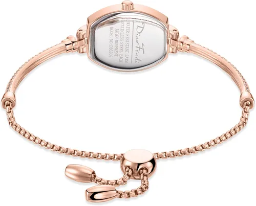 Vista 4 de Reloj de pulsera pequeña para mujer, reloj analógico de vestir de diamantes impermeable