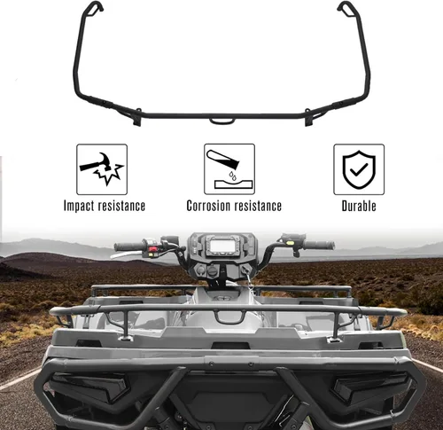 Vista 5 de A & UTV PRO Extensor de rack trasero para Polaris Sportsman 570 450 H.O. Accesorios 2021-2025, extensor de estante trasero de acero resistente