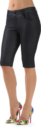 Vista 2 de Prolific Health Leggings para mujer con aspecto de pantalones de mezclilla, mallas adelgazantes de muchos colores, en elastano, pantalones capri