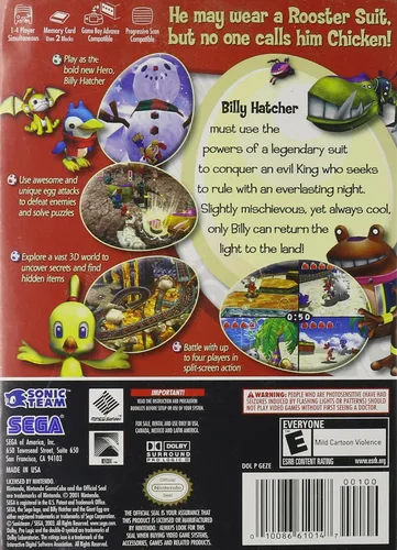 Vista 2 de Billy Hatcher and the Giant Egg - GameCube