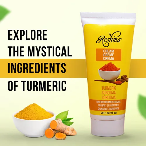Vista 2 de Reshma Beauty Turmeric Gold - Juego de cuidado de la piel, lavado facial de cúrcuma, exfoliante de cúrcuma y loción de cúrcuma, hidratante para todo