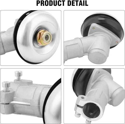 Vista 8 de Cabezal de engranajes de cortacésped de 0.945 in, 4/7/9/10 dientes, cabezal de engranajes universal para cortador de cepillo, accesorios