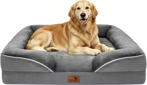 Vista 58 de Spotted Play Cama ortopédica para perros con lados, sofá cama para perros pequeños, sofá cama de espuma de apoyo para mascotas con funda extraíble