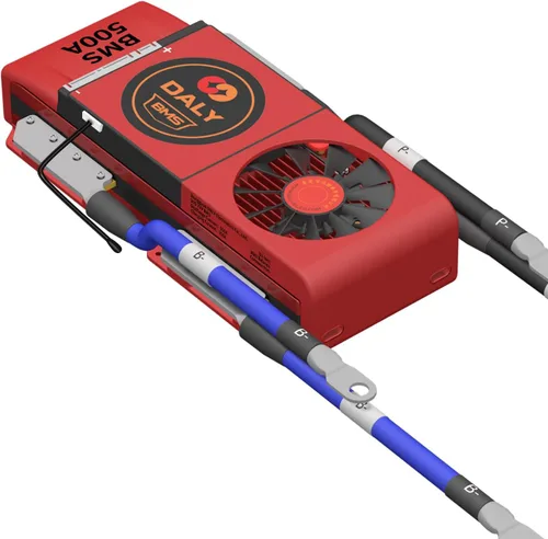 Vista 122 de DALY BMS 72V Li-ion 20S 30A Tablero de protección con cable de equilibrio de puerto común para panel solar autoconstruido, sistema de suministro