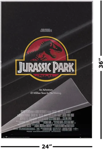 Vista 2 de POSTER STOP ONLINE Jurassic Park - Póster de película (estilo regular) (tamaño: 24 x 36 pulgadas) (póster laminado)