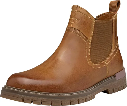 Vista 15 de Jousen Chelsea - Botas informales al tobillo, sin cordones, impermeables, para hombre