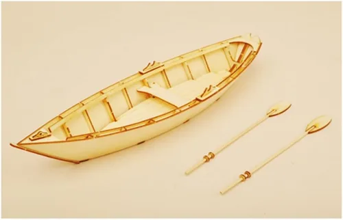 Vista 4 de Kit de modelo de madera de escritorio Dory Boat / YG022 por Young Modeler