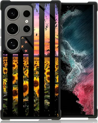 Vista 65 de ZHEGAILIAN Funda compatible con Samsung Galaxy S21, funda de vidrio orgánico para niñas, mujeres y hombres, diseño de cuatro esquinas, antiarañazos