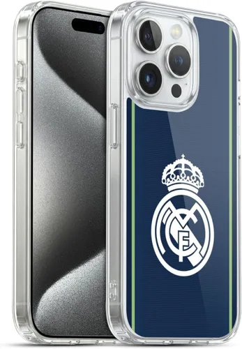 Vista 76 de Head Case Designs Funda de gel con licencia oficial del Real Madrid CF azul [protección de grado militar] compatible con Apple iPhone 7 Plus/iPhone