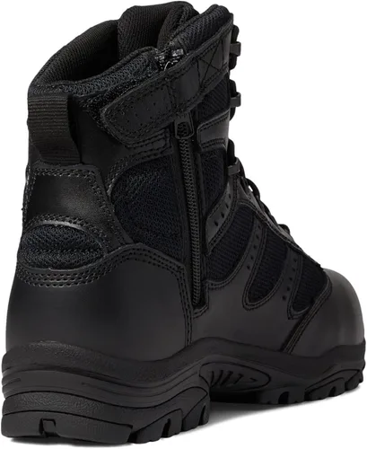 Vista 5 de Thorogood Deuce - Botas tácticas negras impermeables de 6 pulgadas con cremallera lateral para hombres y mujeres con puntera de seguridad compuesta