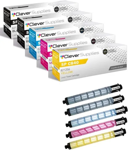 Vista 119 de CS - Cartucho de tóner compatible para Ricoh C220 406046 Color negro láser Aficio SP C220 Aficio SP C220A Aficio SP C220DN Aficio SP C220N Aficio SP